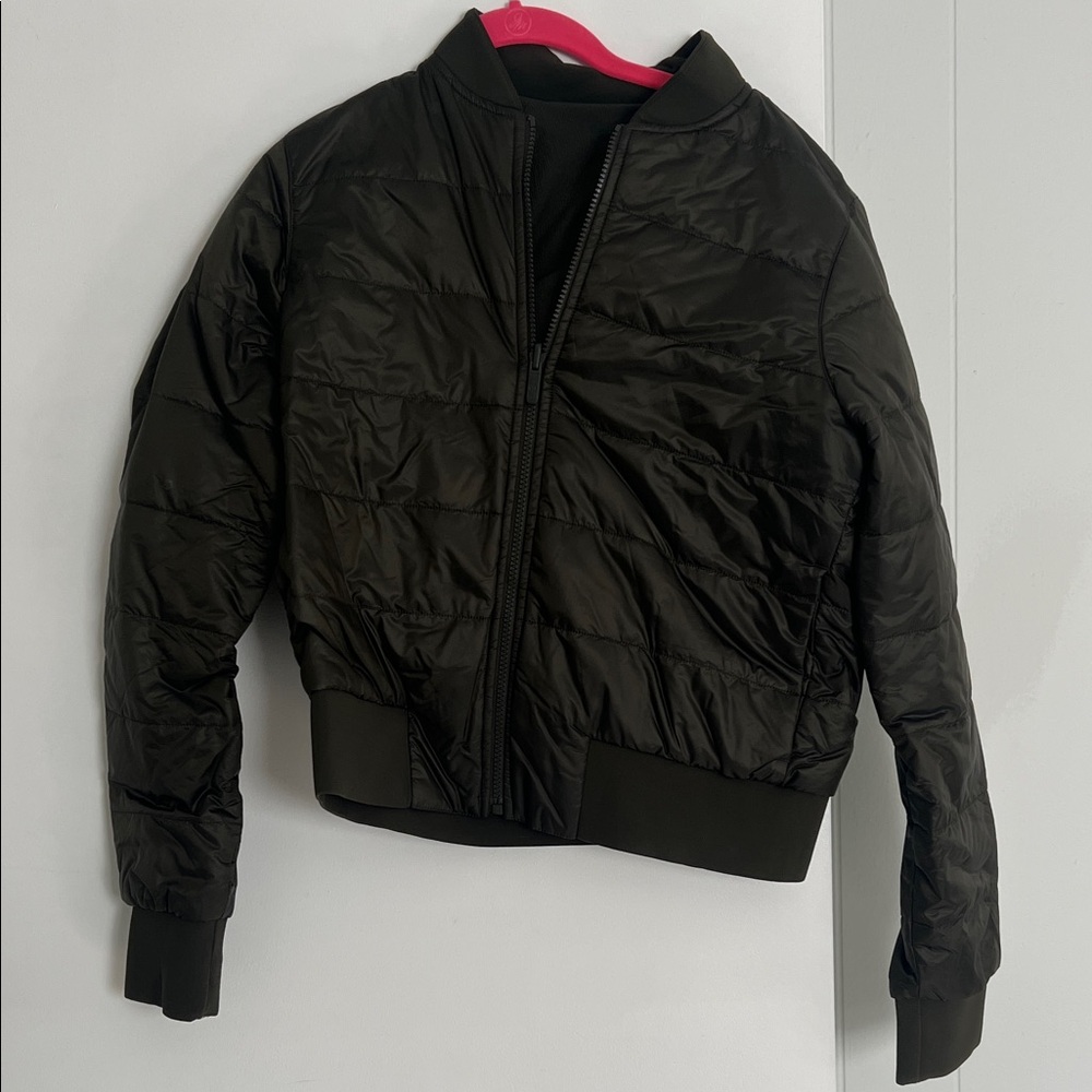 lululemon athletica Black Bomber Jacket